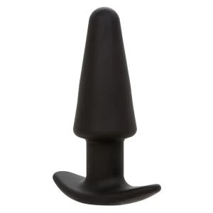 CALEXOTICS - KIIVOPOHJA KAIVETTU ANAL TULPPA 10 VIBRACIONES SILICONE BLACK